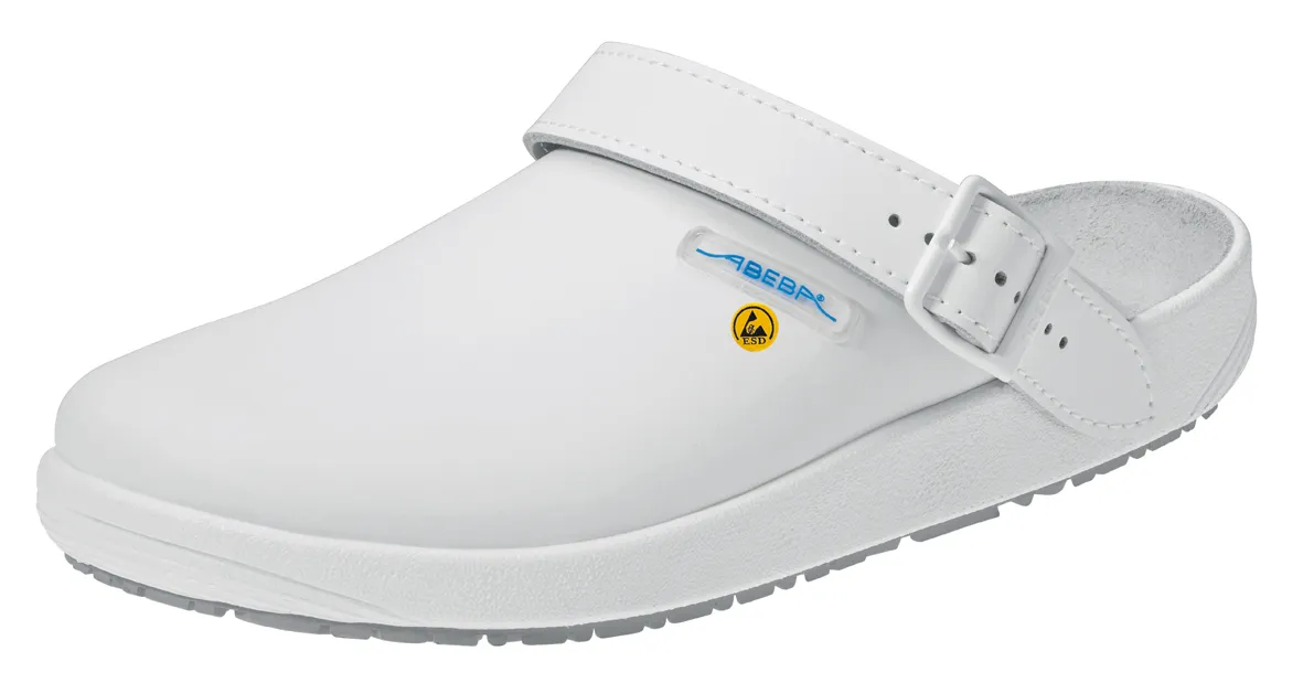 Clog ABEBA 5200, weiß, ESD, OB