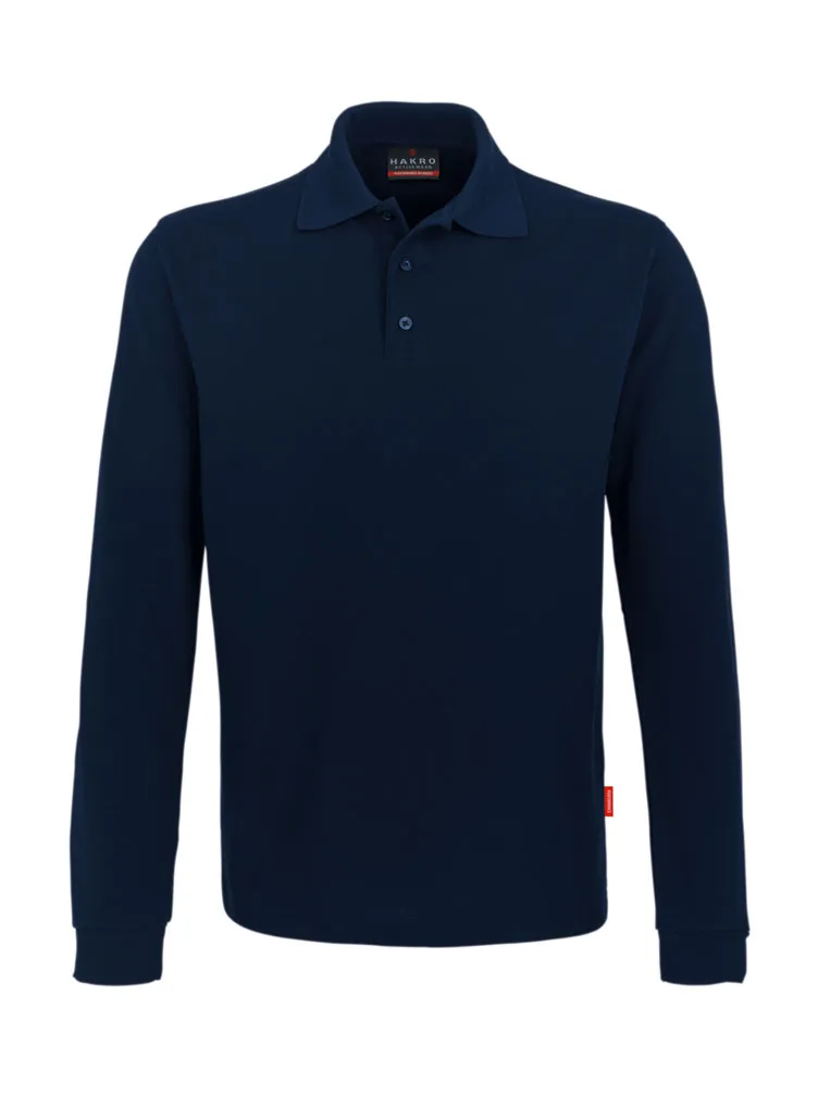 Hakro 815, Longsleeve-Poloshirt Performance, 50/50 Mischgewebe, bis 6XL!