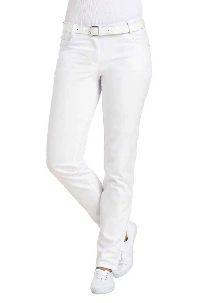 Damen-Jeans Leiber 08/6700, Baumwollstretch, weiß