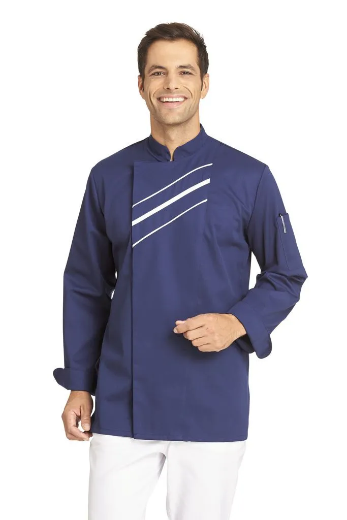 Kochjacke Unisex Leiber 12/1224, Mischgewebe, Druckknöpfe, in 4 Farben