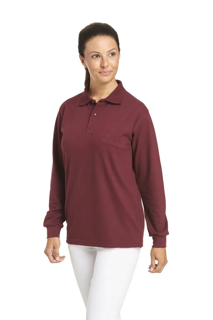 Polo Shirt Leiber 08/841, langarm, 50/50 Mischgewebe, in 8 Farben