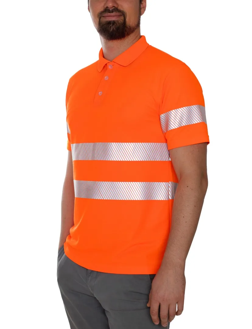 UV Polo-Shirt iQ Warnschutz Klasse 2