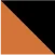 warnorange/ schwarz